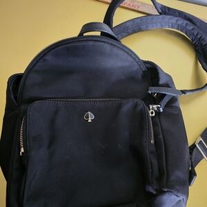 Kate Spade Black Nylon Mini Backpack
